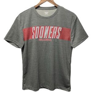 university of Oklahoma sooners short sleeve crewneck casual college sports shirt